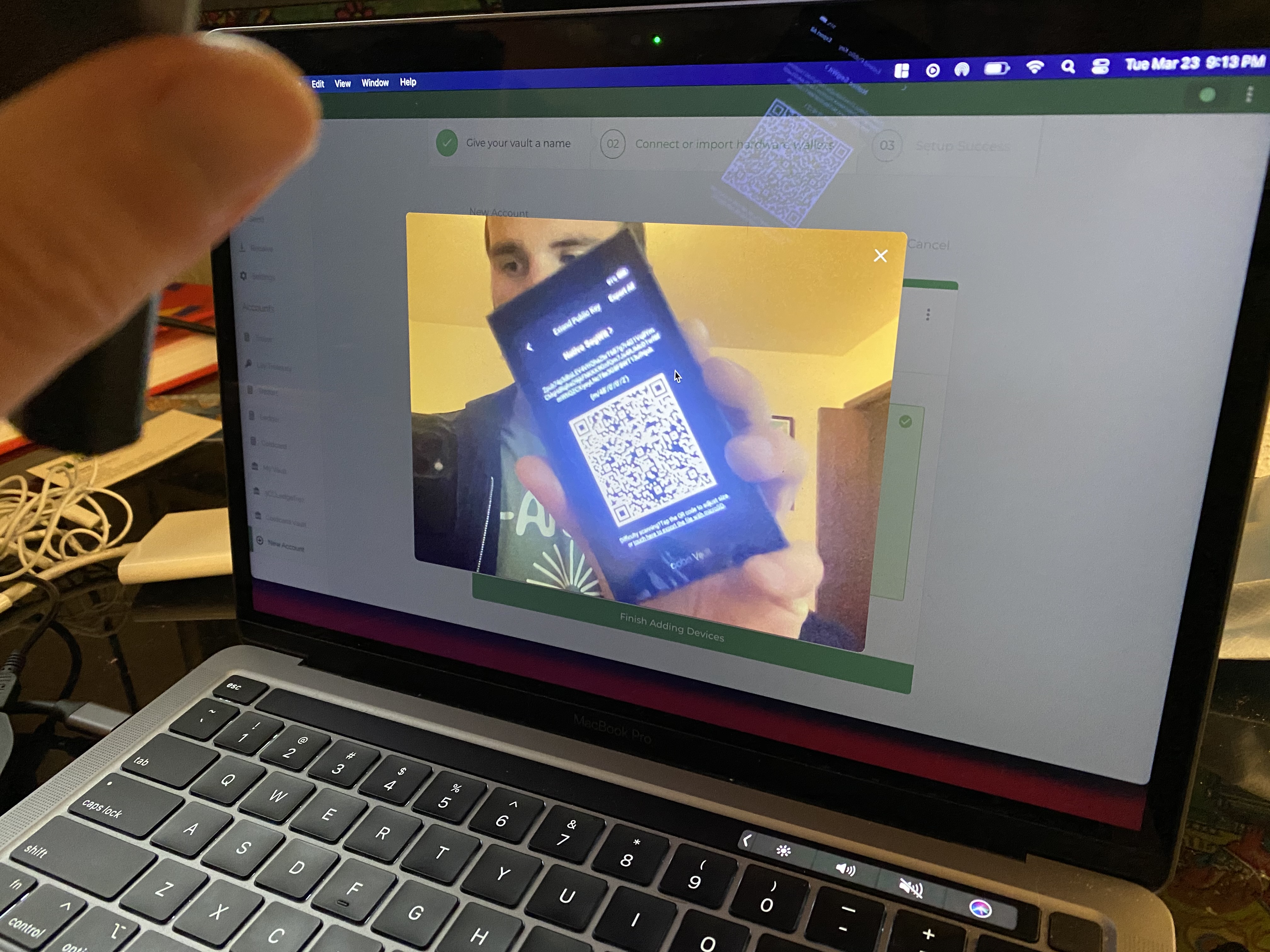 Scan QR into Lily Wallet